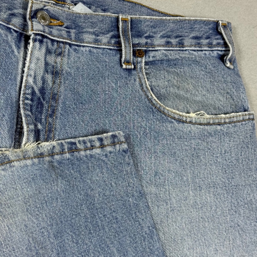Levis Loose Fit Tapered Leg Jeans Light Wash Denim Blue Mens 36x34